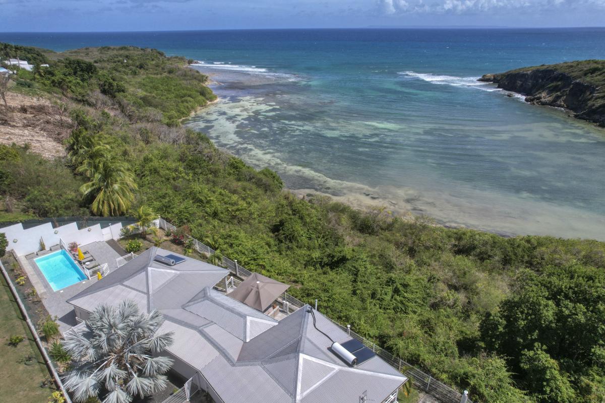 3.Location villa piscine vue mer Saint François Guadeloupe_Vue mer